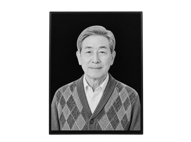 아크릴1인 사진비석 75*100 부착용 비석